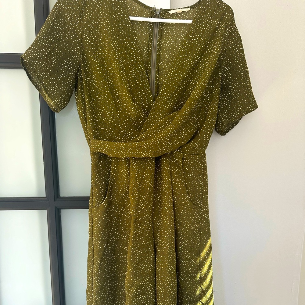 Green jumpsuit